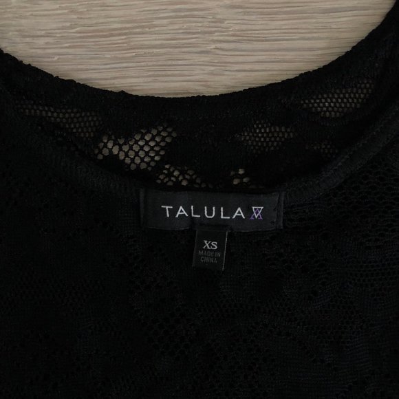 Aritzia Talula Black Lace Summer Top Blouse XS - Picture 6 of 8